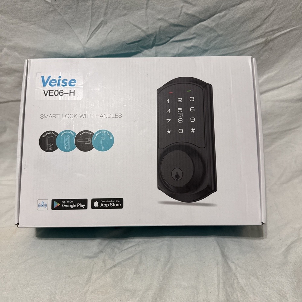 Veise Smart Lock With Handle VE06-L Keypad‎ App Keyless Entry Deadbolt Fast Ship